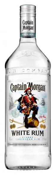 Captain Morgan White Rum - 1.0L