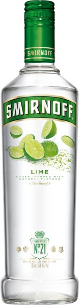 Smirnoff Flavours Vodka Lime - 0.7L