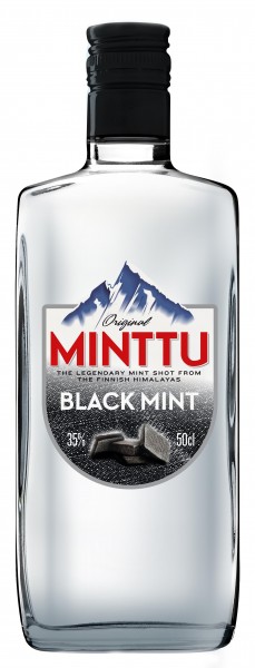 Minttu Black Mint Likör - 0.5L