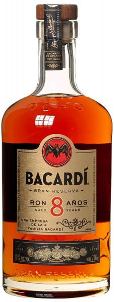 Bacardi 8 Anos - 0.7L